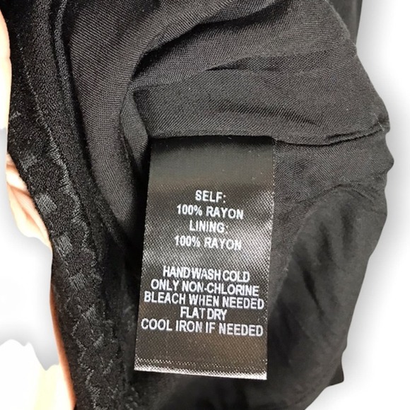 Lulu’s | NEW San Marcos Black Studded Long Sleeve Dress Boho Print & jeweled - Picture 8 of 11